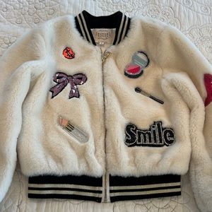 Hannah Banana Girl’s Fuzzy Jacket - Size 6